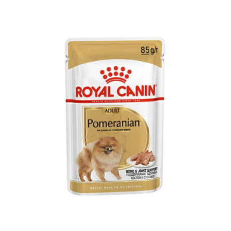 پوچ سگ بالغ پامرانین رویال کنین Royal Canin Adult Pomeranian وزن 85 گرم
