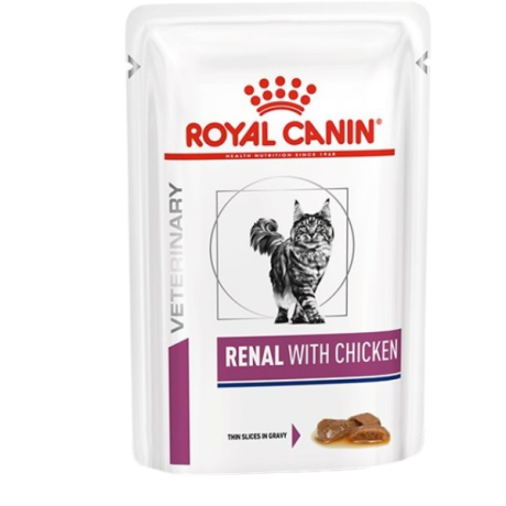 پوچ گربه رنال رویال کنین با طعم مرغ 85 گرم