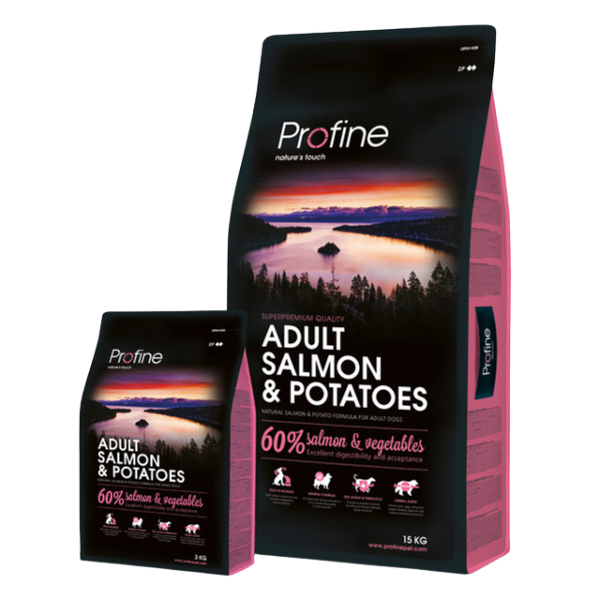 پروفاین ادالت لارج سالمون و سیب زمینی 3 کیلوگرم