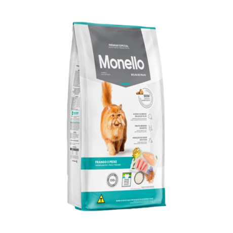 غذای خشک گربه مونلو هربال با طعم مرغ و ماهی 1 کیلوگرم