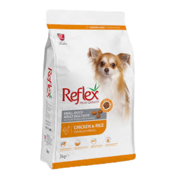 Untitled design - 2025-09-01T153203.638 غذای سگ نژاد کوچک رفلکس اسمال برید Small Breed طعم مرغ و برنج