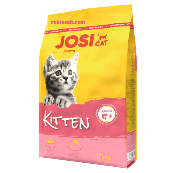 غذای خشک بچه گربه جوسی کت جوسرا طعم مرغ Josicat kitten وزن ۱۰ کیلوگرم