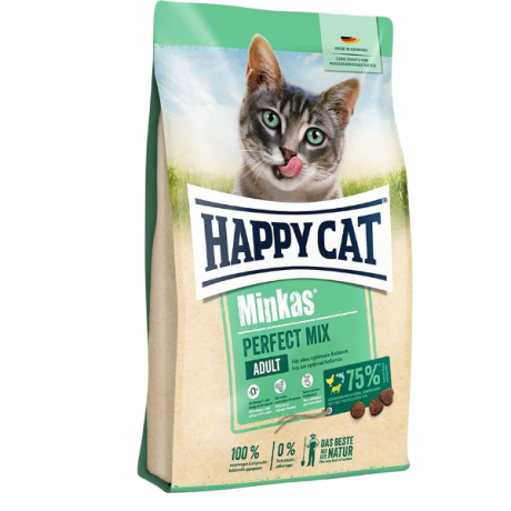 غذا خشک هپی کت مینکاس پرفکت میکس وزن 10 کیلوگرم