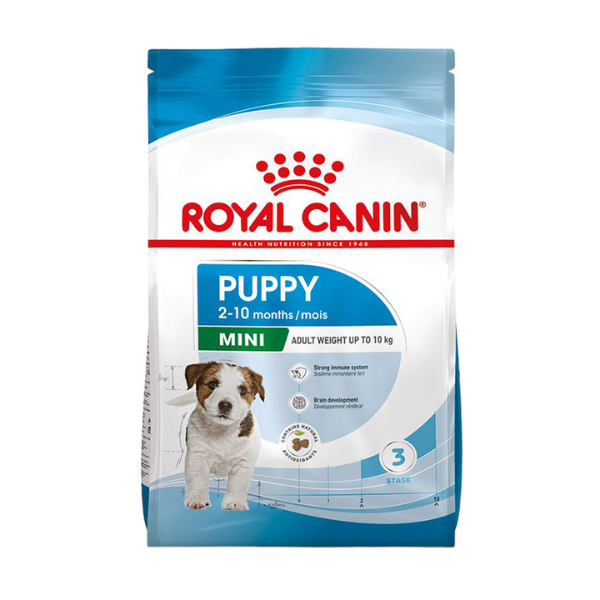 Untitled design - 2025-09-02T141848.317 غذای خشک توله سگ نژاد کوچک رویال کنین Royal Canin Mini Puppy وزن 2 کیلوگرم