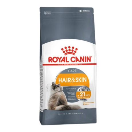 غذای خشک گربه هیر اند اسکین رویال کنین وزن 2 کیلوگرم