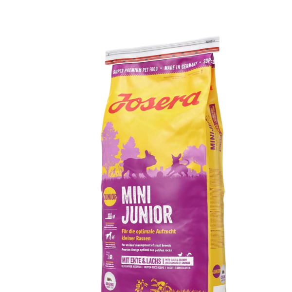 غذای خشک سگ جوسرا مدل مینی جونیور با طعم اردک و ماهی