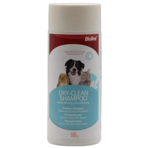 شامپو خشک حیوانات خانگی بیولاین مدل 01 وزن 100 گرم