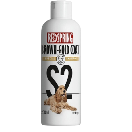 شامپو مخصوص سگ، با موهای قهوه ای و طلایی، 250 میلی لیتر، رد اسپرینگ