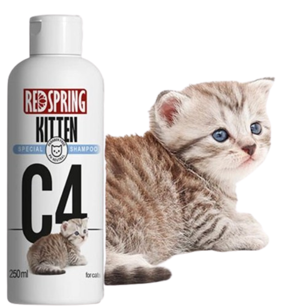 Untitled design - 2025-09-02T160254.679 شامپو بچه گربه رداسپرینگ مدل Kitten حجم ۲۵۰ میلی لیتر