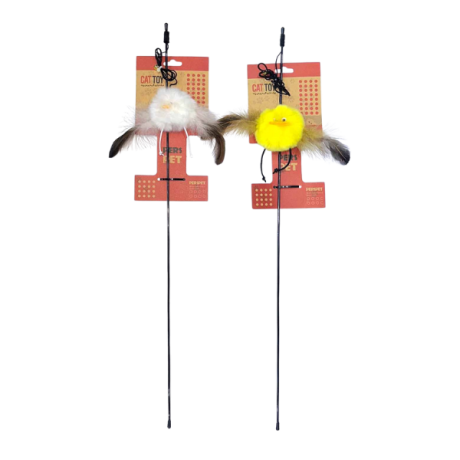 میله بازی فلزی گربه مدل جوجه پردار