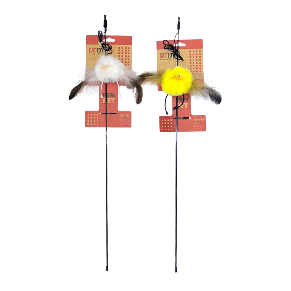 میله بازی فلزی گربه مدل جوجه پردار