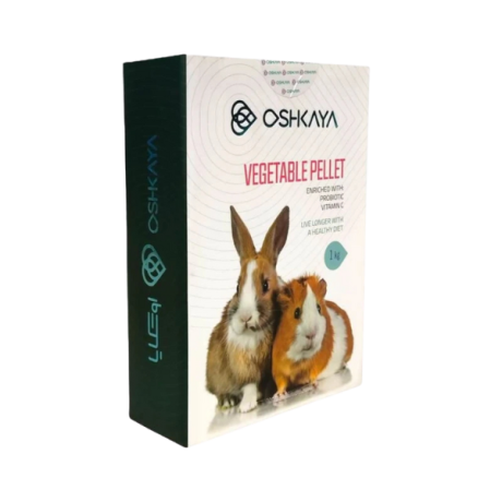 غذای خشک خرگوش و خوکچه هندی اوشکایا مدل Porobiotic وزن 1000 گرم