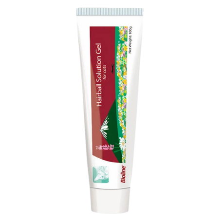 مالت گربه بایولاین مدل Hariball Solution Gel وزن 100 گرم