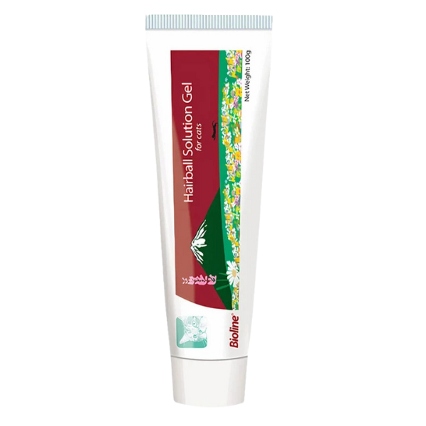 مالت گربه بایولاین مدل Hariball Solution Gel وزن 100 گرم