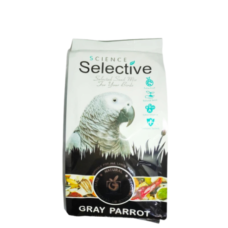 غذای کاسکو سلکتیو مدل GRAY PARROT وزن ۱ کیلوگرم