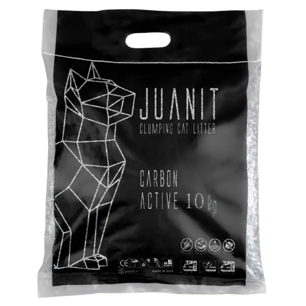 خاک بستر گربه ژوانیت مدل کربن اکتیو وزن 10 کیلوگرم