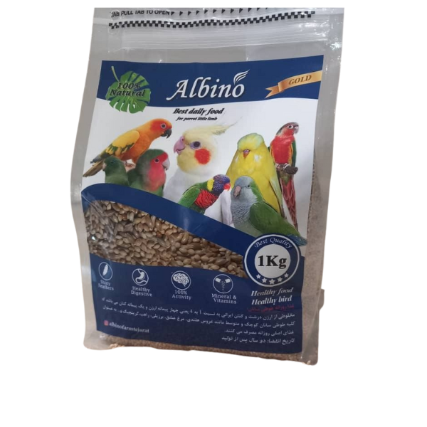 دانه مخلوط روزانه (ارزن-کتان) آلبینو