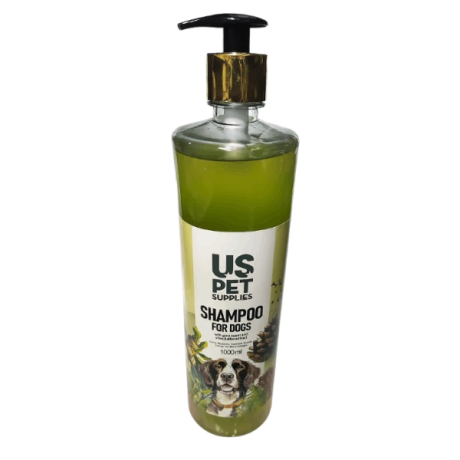 شامپو سگ با رایحه کاج و عصاره شی باتر یو اس پت-1000میلی لیتر