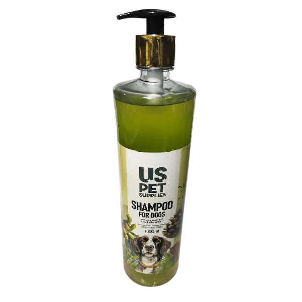شامپو سگ با رایحه کاج و عصاره شی باتر یو اس پت-1000میلی لیتر