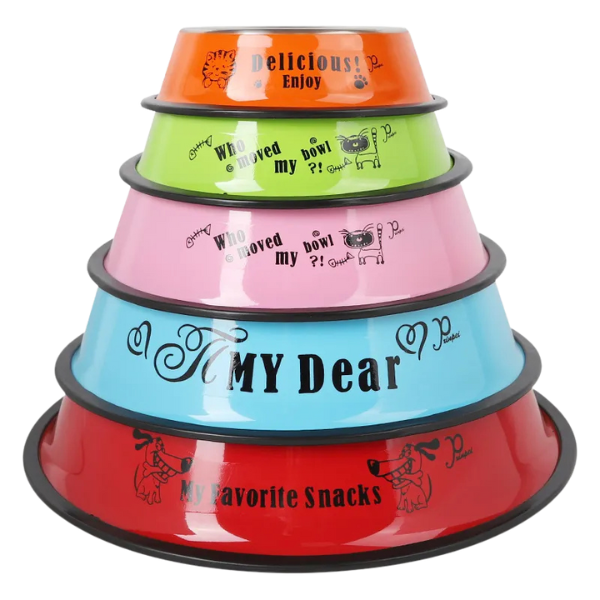 ظرف استیل رنگی سایز 16 سانتی یو اس پت