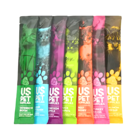 تشویقی گربه بستنی برند us pet وزن 17 گرمی