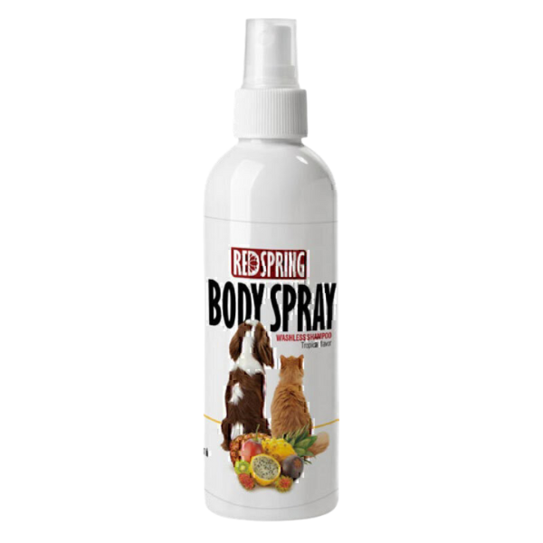 اسپری ضد عفونی بدن سگ و گربه رد اسپرینگ با رایحه استوایی 150 میل