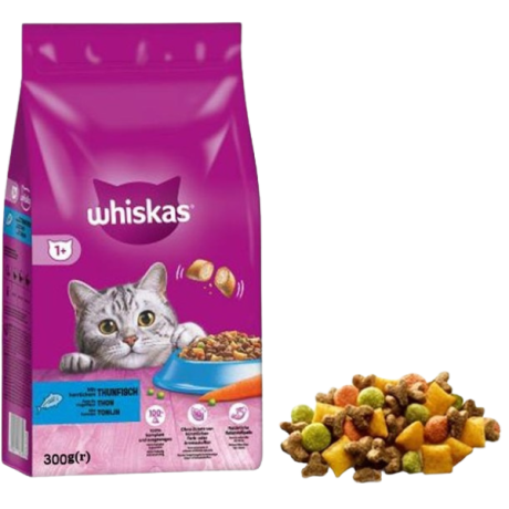 غذای خشک مغزدار ویسکاس طعم ماهی 300 گرمی