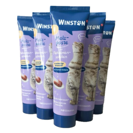 خمیر مالت گربه وینستون Winston Flea Seed Husks وزن 100 گرم