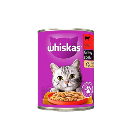 کنسرو ویسکاس با طعم گوشت-400گرمی