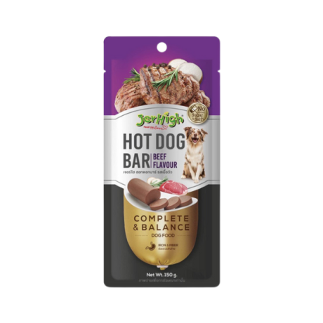 تشویقی سوسیس هات داگ جرهای با طعم گوشت-150 گرمی