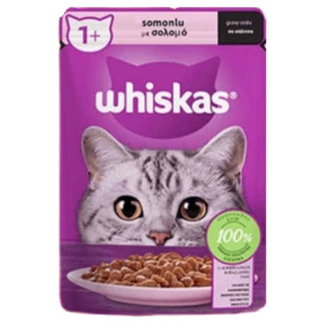 پوچ ویسکاس با طعم ماهی سالمون 85 گرمی