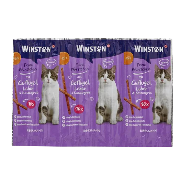 غذای تشویقی مدادی وینستون با طعم گوشت پرندگان شکار