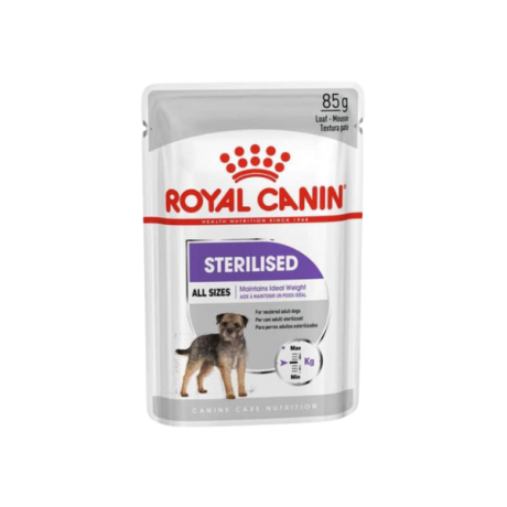 پوچ سگ عقیم شده رویال کنین استرلایز Royal Canin Sterilised وزن 85 گرم