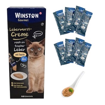 بستنی گربه برند وینستون 10 گرمی (طعم جگر)