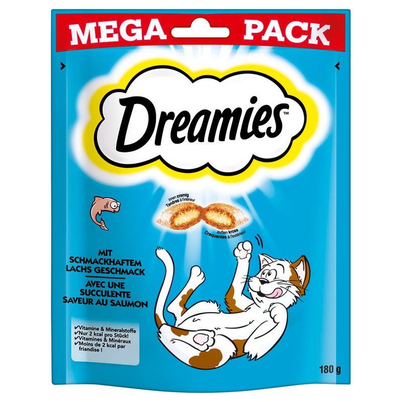 تشویقی گربه دریمیز مگاپک باطعم ماهی وزن 180گرمی