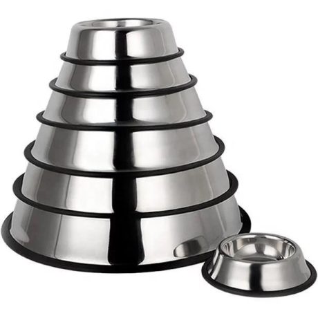 ظرف استیل ساده سایز 16 سانتی 0900-یو اس پت