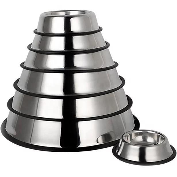 ظرف استیل ساده سایز 16 سانتی 0900-یو اس پت