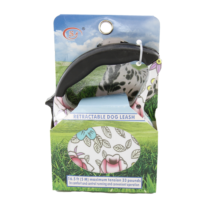 قلاده متری طرح دار بند قلاده سگ 5 متری Sj