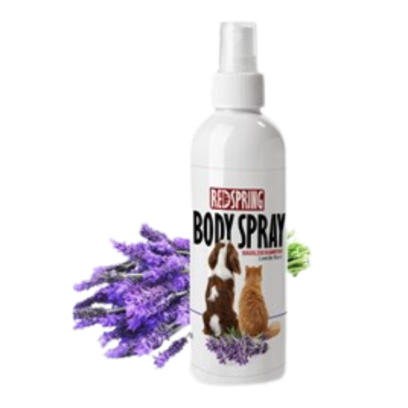 اسپری ضد عفونی بدن سگ و گربه رد اسپرینگ با لاوندر 150 میل