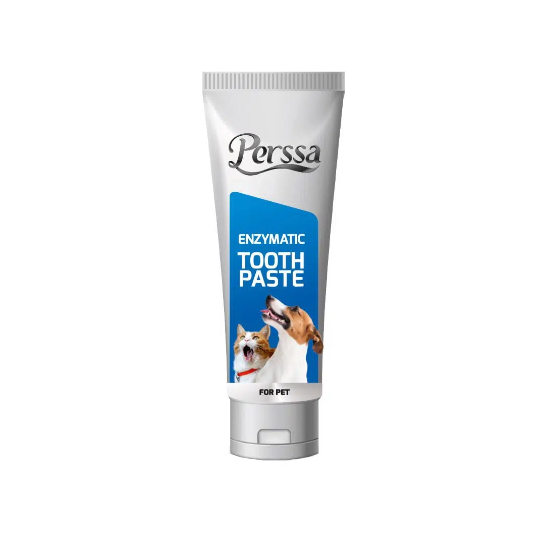 خمیر دندان آنزیمی، مخصوص سگ و گربه، 100 گرمی، پرسا