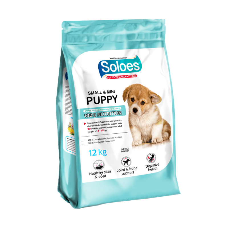 سولوئز غذای خشک توله سگ نژاد کوچک سولواس با طعم مرغ (1 کیلوگرم)