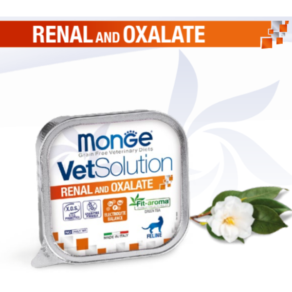 ووم گربه مونژه رنال و اگزالات 100 گرمی