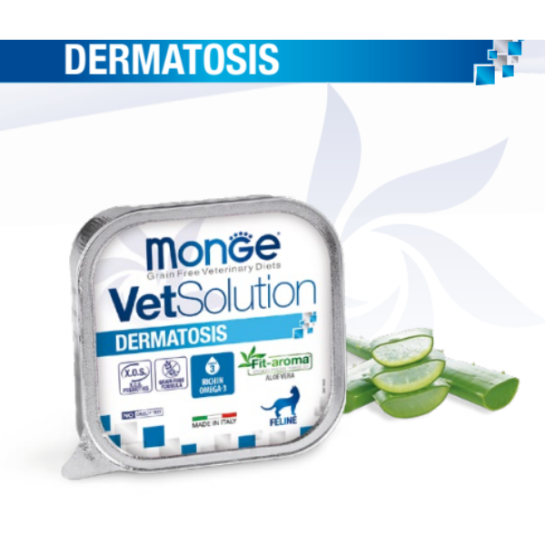 مغازه ووم گربه مونژه درماتیس 100 گرمی